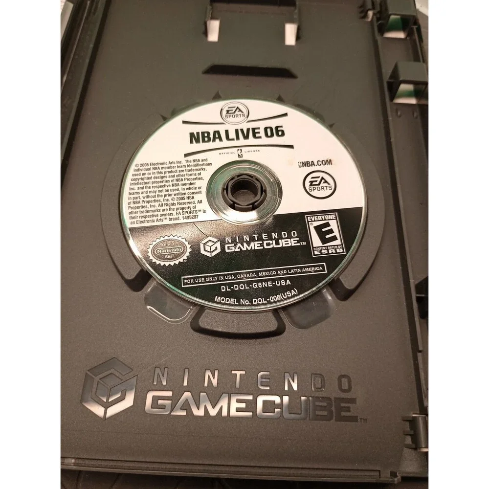 NBA Live 06, Nintendo Gamecube, Complete in Box w/ Manual, Tested